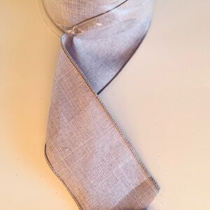 2.5” Wired Pastel Gray Decorative Ribbon 10 Yd Roll